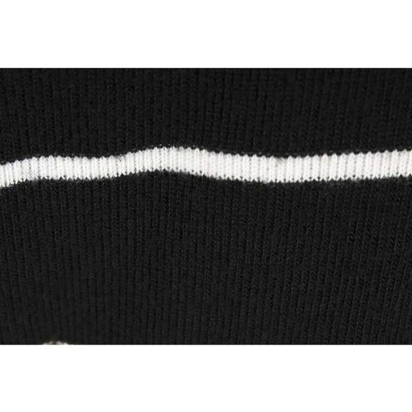 NATION LTD Black & White Striped ‘Monroe’ Oversized Knit Top One Size Fits Most - Picture 5 of 8